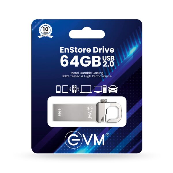 EVM 64gb Enstore Drive USB 2.0 (Pendrive) thumbnail 3