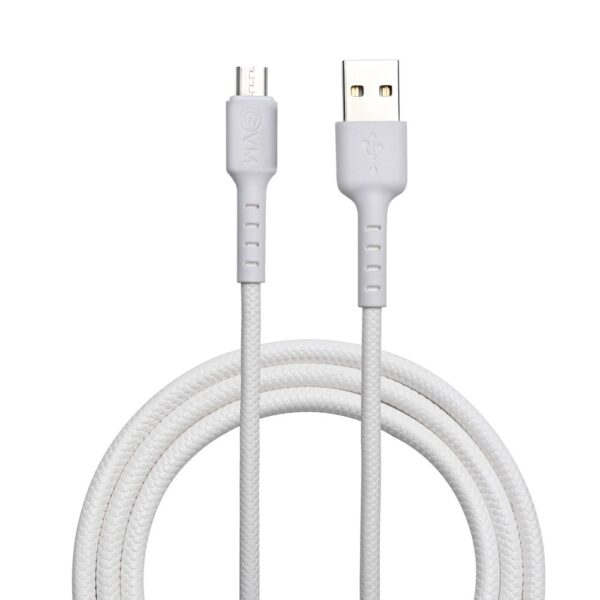 EVM MICRO USB DATA CABLE (1 METER & 4AMP) EVM-C-011, White