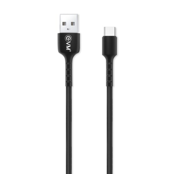 EVM TYPE-C DATA & SYNC CABLE (1 METER, 3 AMP) EVM-C-015, Black