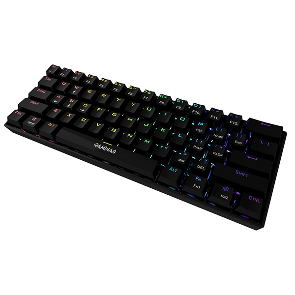 Gamdias Hermes E3 Rgb Mechanical Keyboard (Black)