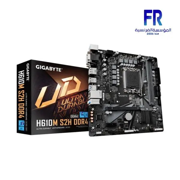 Gigabyte H610M S2H DDR4 (rev. 1.1) Intel B610 Motherboard Supports Intel 12th, 13th & 14th Gen Processors