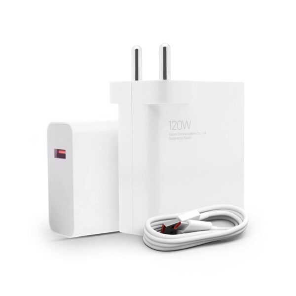 Xiaomi 120W HyperCharge Adapter Combo for Laptops, Tablets (White)