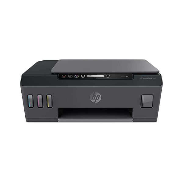 HP Smart Tank 500 Colour Printer, Scanner and Copier for Home/Office, High Capacity Tank (6000 Black and 8000 Colour) with Automatic Ink Sensor