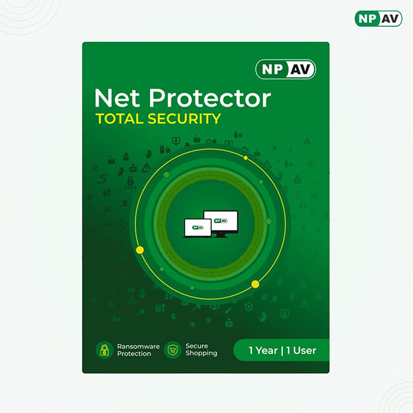 Net Protector Antivirus for PC Total Security 2025, 1 PC, 1 Year (Email Delivery in 1 Hour - No CD)