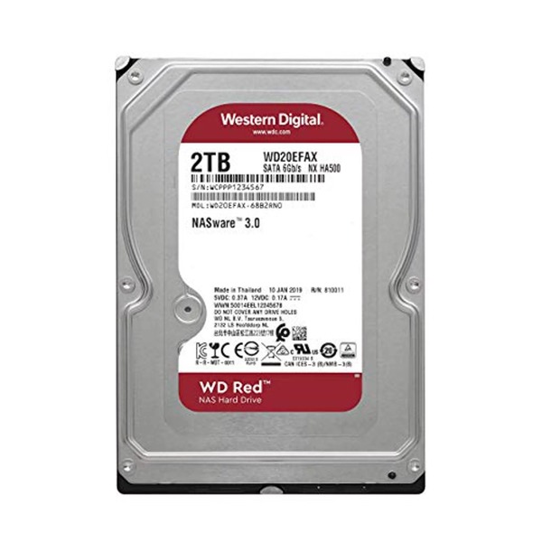Western Digital Red Plus NAS 2TB 3.5 inch SATA Hard Drive