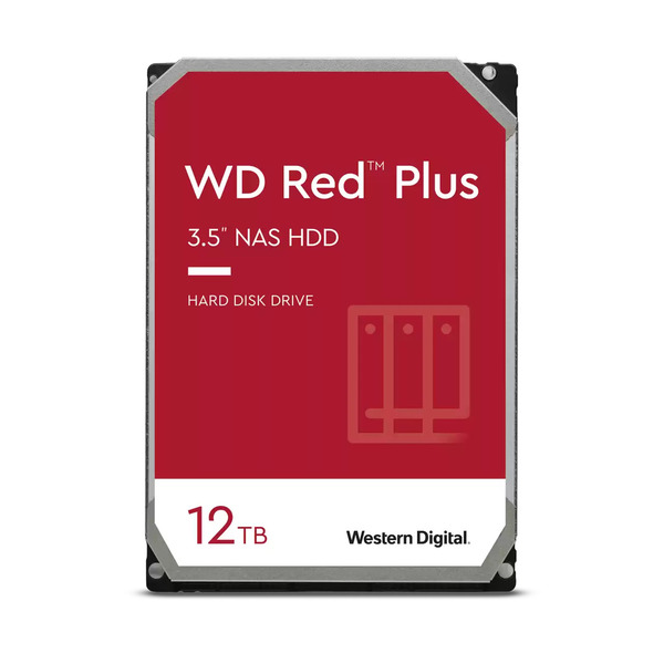 Western Digital Red Plus NAS 12TB 3.5 inch SATA Hard Drive