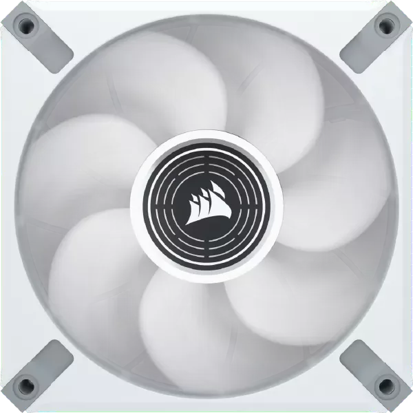 Corsair ML120 LED Elite 120mm White LED Cabinet Fan (Single Pack - White Frame)