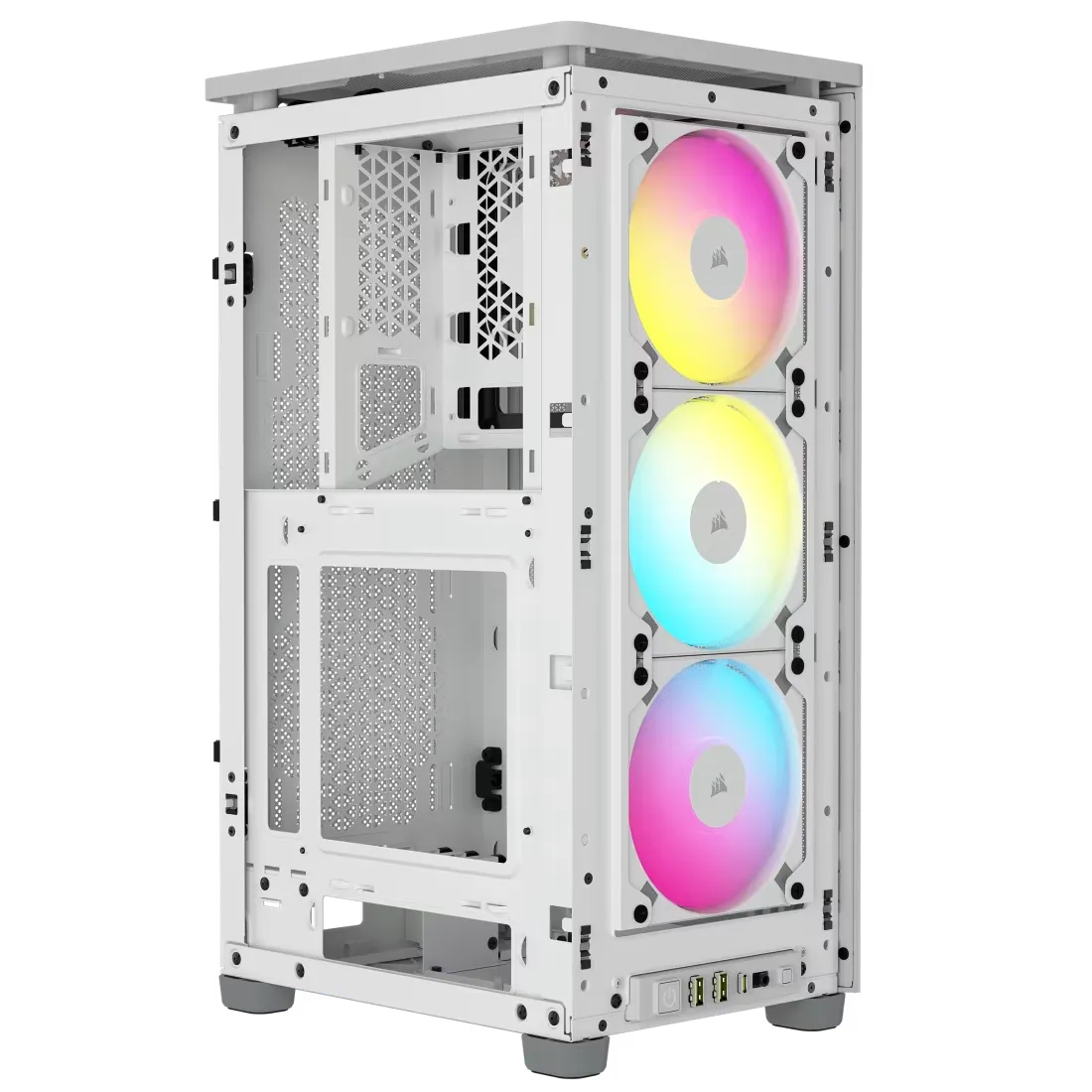 Buy Corsair iCUE 2000D RGB Airflow Mini ITX PC Cabinet (White) at