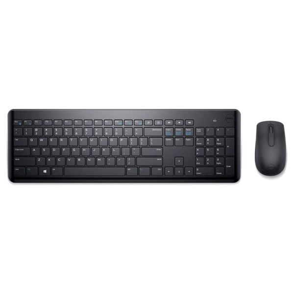 Dell KM3322W Wireless Keyboard & Mouse Combo with Anti-fade & Spill-resistant Keys (Black)