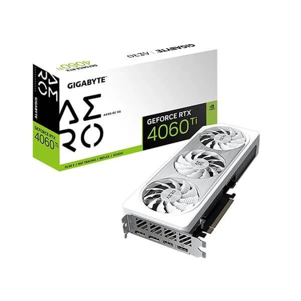 Gigabyte GeForce RTX 4060 Ti Aero OC 8GB GDDR6 128-Bit Gaming Graphics Card