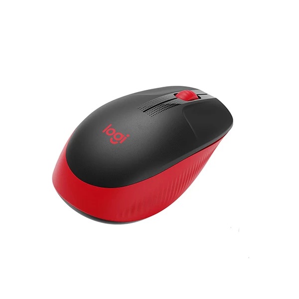 Logitech M190 Optical Wireless Mouse (Red)