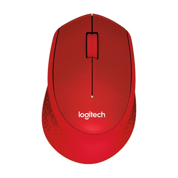 Logitech M331 Silent Plus Wireless Mouse (Red)