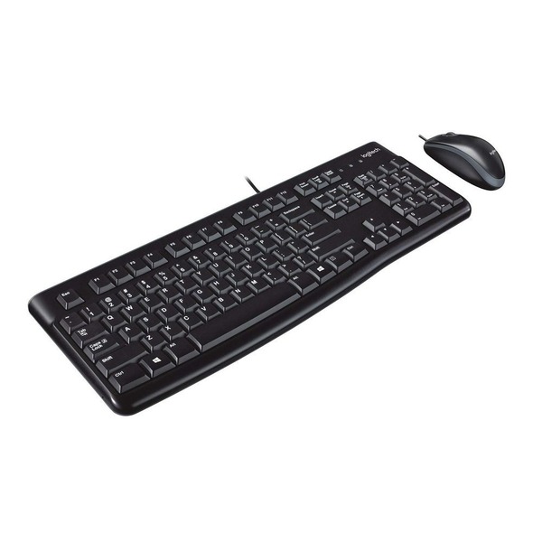 Logitech MK120 Wired USB Keyboard and Mouse  (Black) thumbnail 3