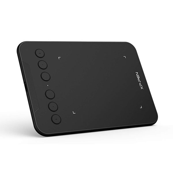 XP-PEN Deco Mini 4 Graphics Tablet cm x cm Pen Tablet with 8192 Levels Pressure Sensitivity Battery-Free Stylus, 6 Customizable Shortcut Keys & Android Support (Black, 10.16 cm x 7.62 cm 4 x 3 inches)