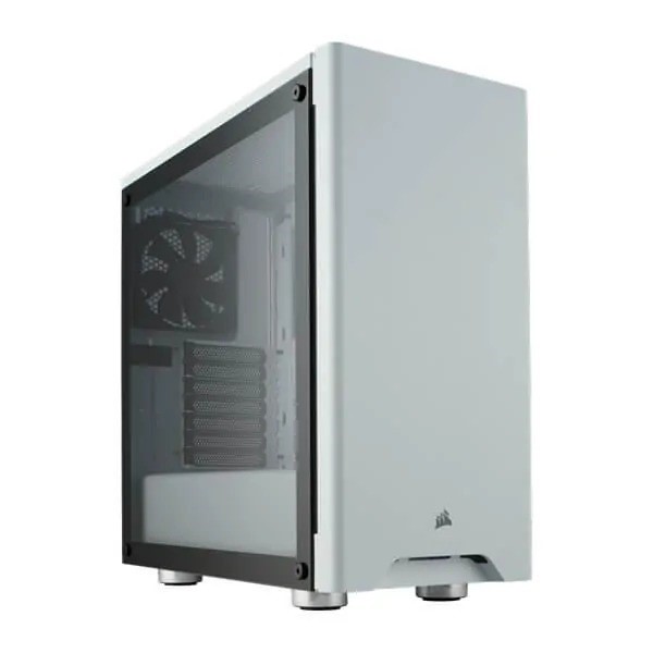 Corsair Carbide 275R Mid-Tower ATX Gaming Case, Tempered Glass (White)