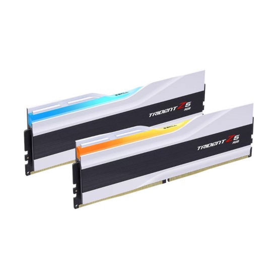 G.skill Trident Z5 RGB 32GB (16GBx2) DDR5 6000MHz CL36 Desktop Ram (White) - F5-6000J3636F16GX2-TZ5RW