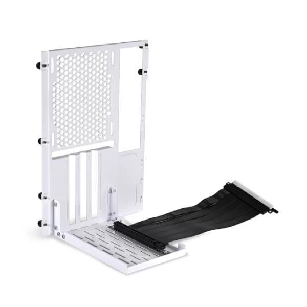 Lian Li O11D-Mini (PCI-E 4.0 X16) Vertical GPU Bracket Kit With 200mm Riser Cable For O11Dynamic Mini (White)
