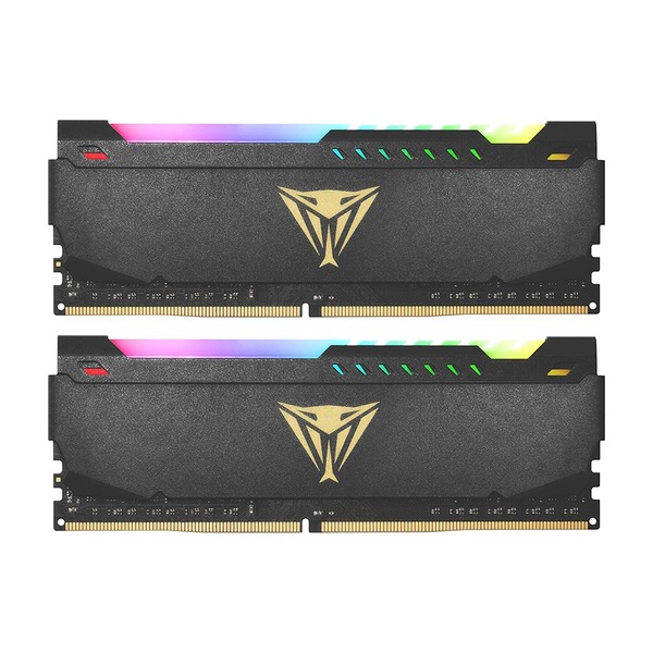 Patriot Viper Steel RGB 32GB (2 x 16GB) DDR4 3200MHz CL18 UDIMM Desktop Ram