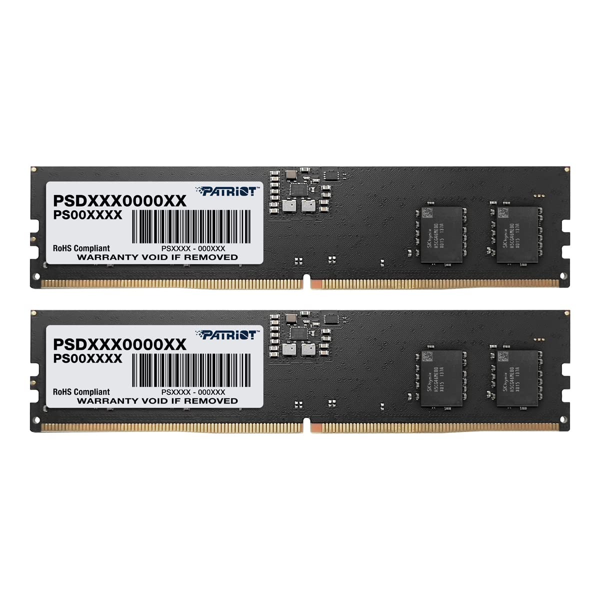 Patriot Signature Line Series DDR5 16GB (2 x 8GB) 4800MHz CL40 UDIMM Desktop Ram