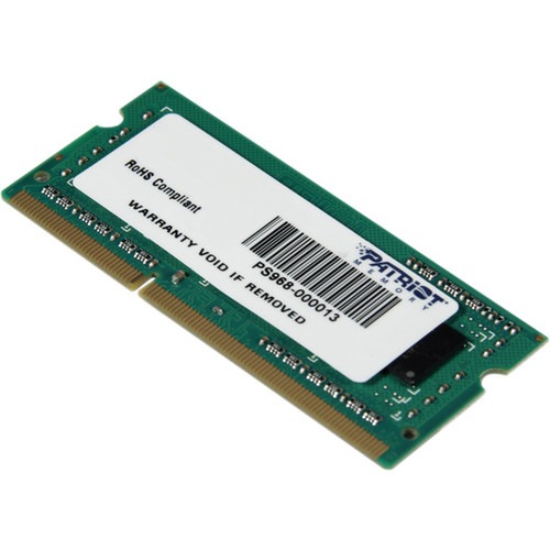 Patriot Signature Series 4GB (1 X 4GB) DDR3 1600MHz (PC3-12800) (1.5V) SO-DIMM Laptop Ram