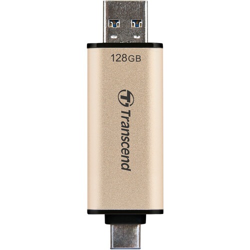 Transcend JetFlash 930C 2-In-1 Flash Drive (128GB)