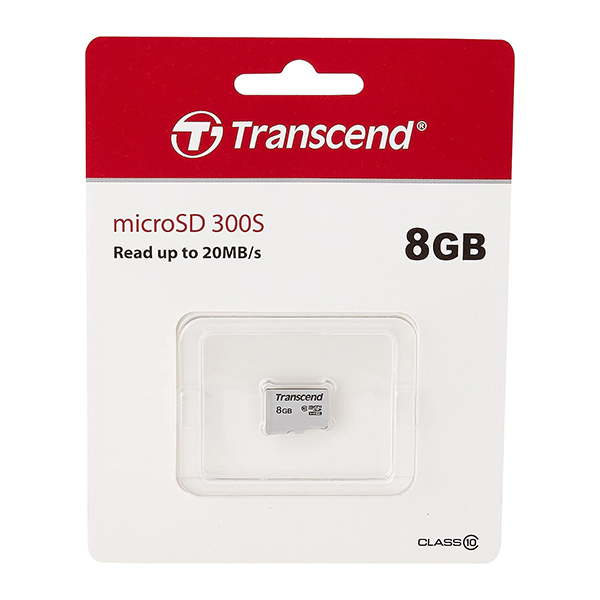 Transcend 8GB micro SDHC Memory Card