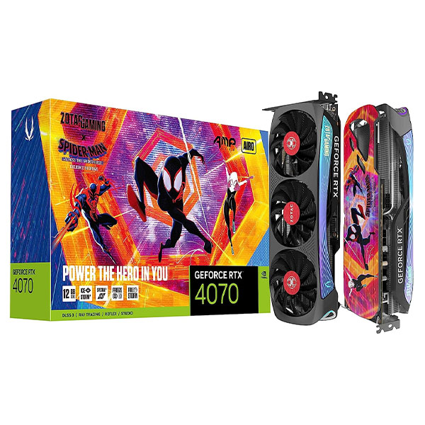 Zotac Gaming Geforce RTX 4070 AMP AIRO Spiderman Edition