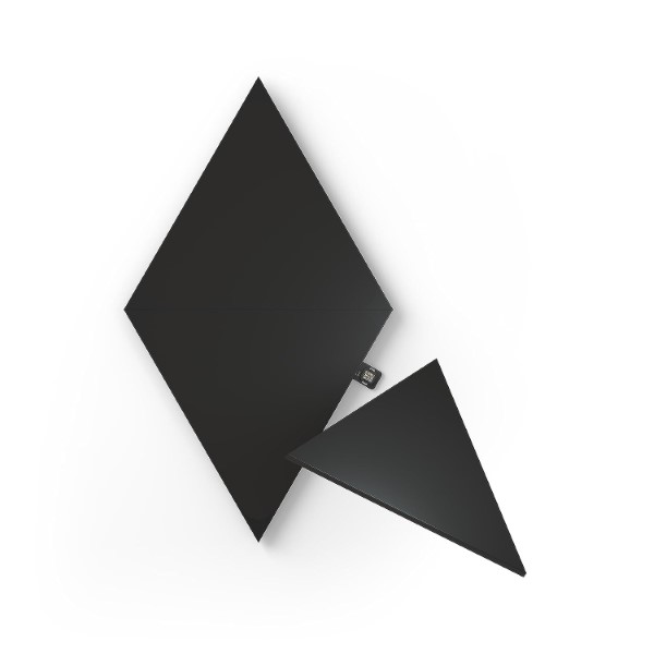 Nanoleaf Shapes Ultra Black Triangles Expansion 3 Pack