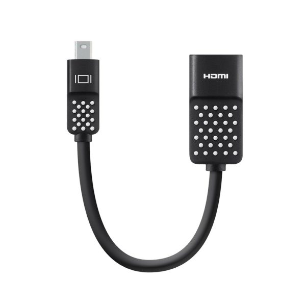 Belkin Mini Display Port to HDMI Adapter 4K Compatible with Laptop - Black