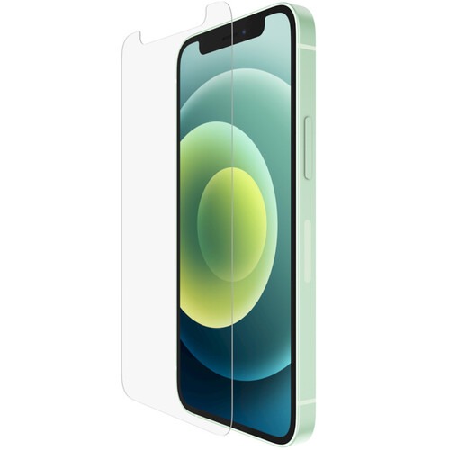 Belkin SCREENFORCE UltraGlass Anti-Microbial Screen Protector with (Apple iPhone 12/12 Pro)