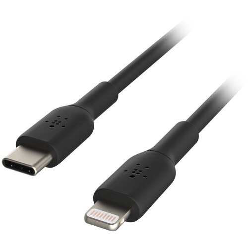 Belkin Boost Charge Lightning to USB Type-C Cable 3.3 Feet (1 Meters) Black