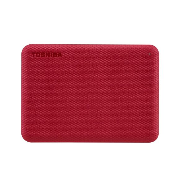 Toshiba Canvio Advance 2TB USB 3.2 Portable External Hard Drive (Red)