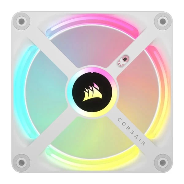 Corsair iCUE Link QX120 RGB Cabinet Fan White (Single Pack)