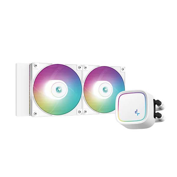 Deepcool Gammaxx LE520 WH ARGB 240mm CPU Liquid Cooler (White)