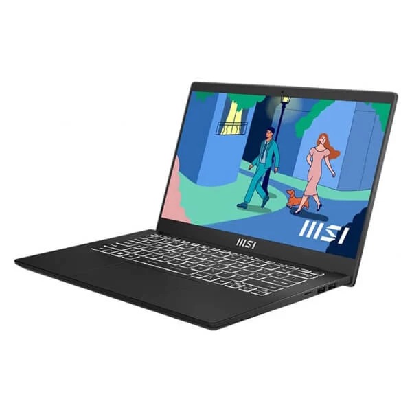 MSI Modern 14, Intel 12th Gen. i5-1235U, 35CM FHD 60Hz Laptop (8GB/512GB NVMe SSD/Windows 11 Home/Intel Iris Xe/Black/1.4Kg), C12M-220IN