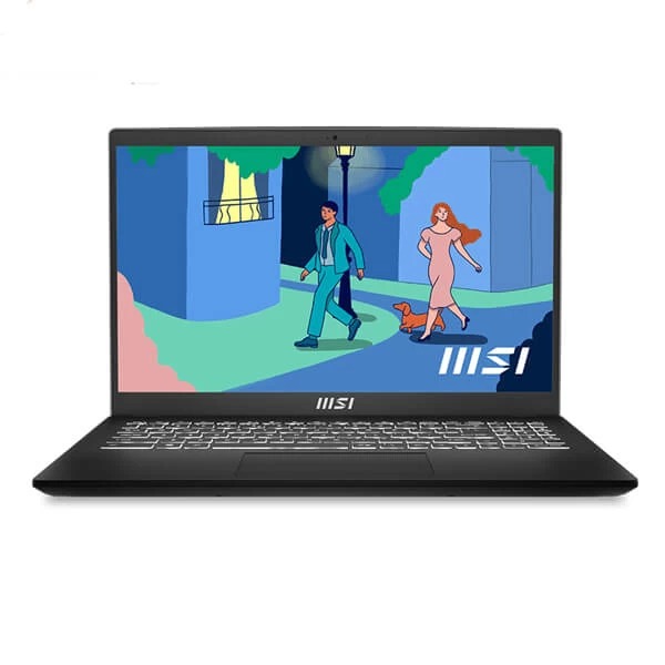 MSI Modern 15, Intel 12th Gen. i5-1235U, 40CM FHD 60Hz Laptop (16GB/512GB NVMe SSD/Windows 11 Home/Iris Xe Graphics/Classic Black/1.7Kg), B12M-227IN
