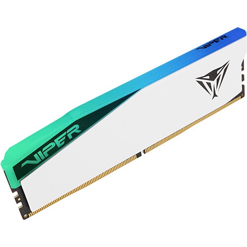 Patriot Viper Elite 5 RGB 32GB (1X32GB) DDR5 6000MHz CL42 Desktop Ram (White)