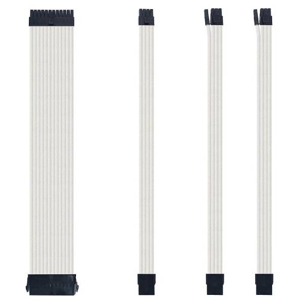 Ant Esports Mod Pro Sleeve Cable Kit 30 CM Extension Cable (White)