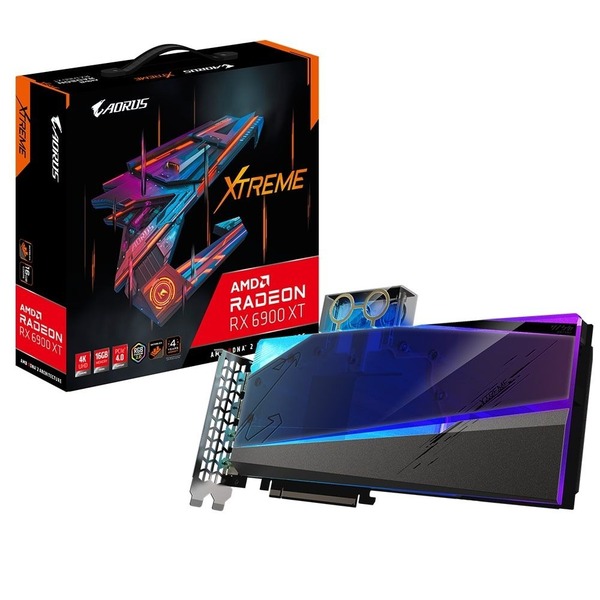 Gigabyte AORUS Radeon RX 6900 XT Xtreme Waterforce WB 16G Graphic Card