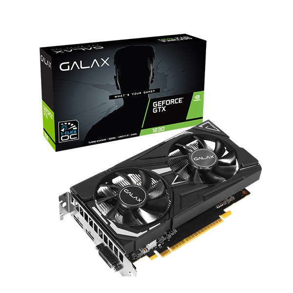 Galax GeForce GTX 1630 EX 4GB GDDR6 Graphic Card