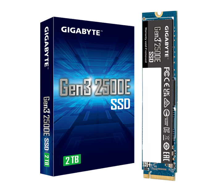 Gigabyte 2500E 2TB PCIe 3.0 NVMe M.2 2280 SSD