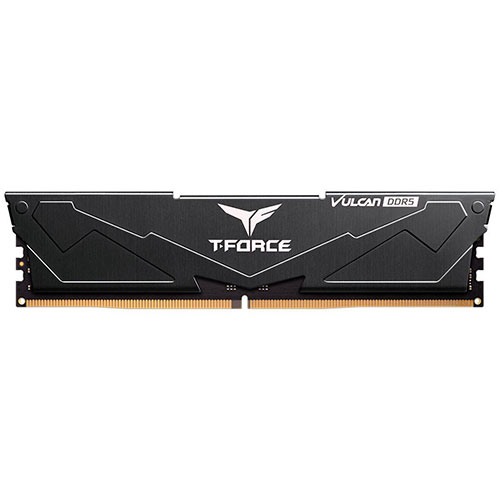 TeamGroup T-FORCE Vulcan 16GB (1 x 16GB) DDR5 5600 MHz CL36 RAM (Black)