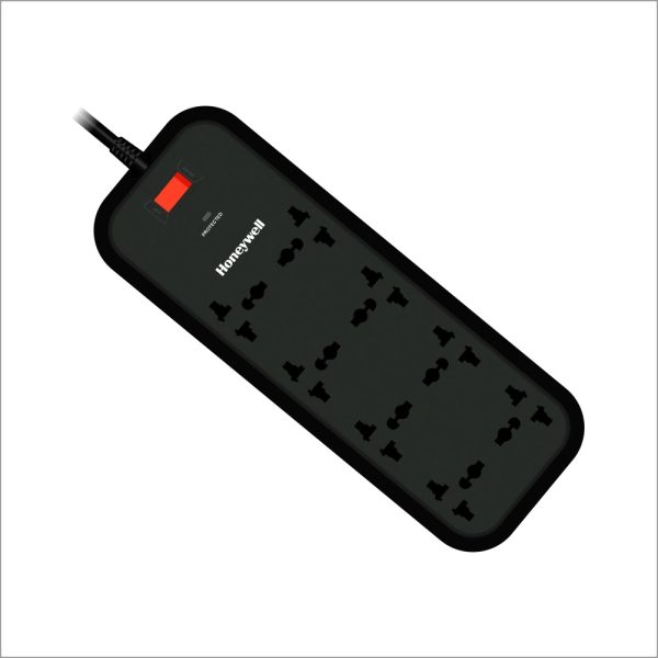 Honeywell 8 Socket Surge Protector Extension Board