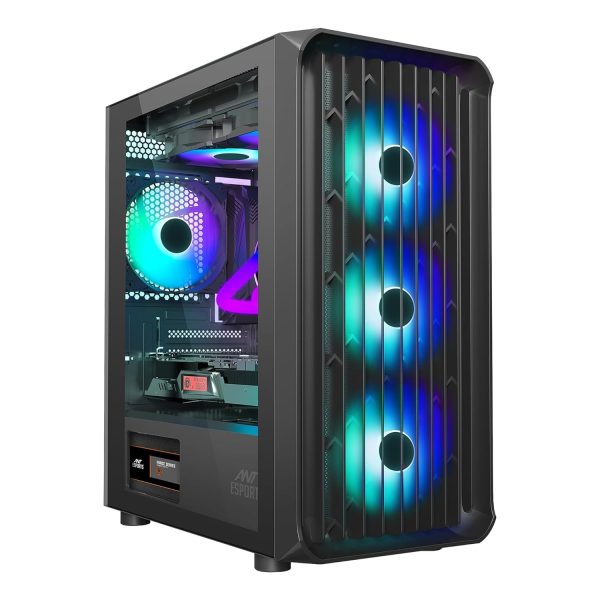 Ant Esports 205 Air ARGB Gaming Cabinet (Black)