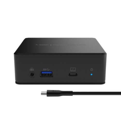 Belkin USB-C Dual Display Docking Station - Black