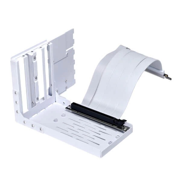 Lian Li VG4-4-V2W Universal 4- Slots V2 Vertical GPU Bracket Kit (White)