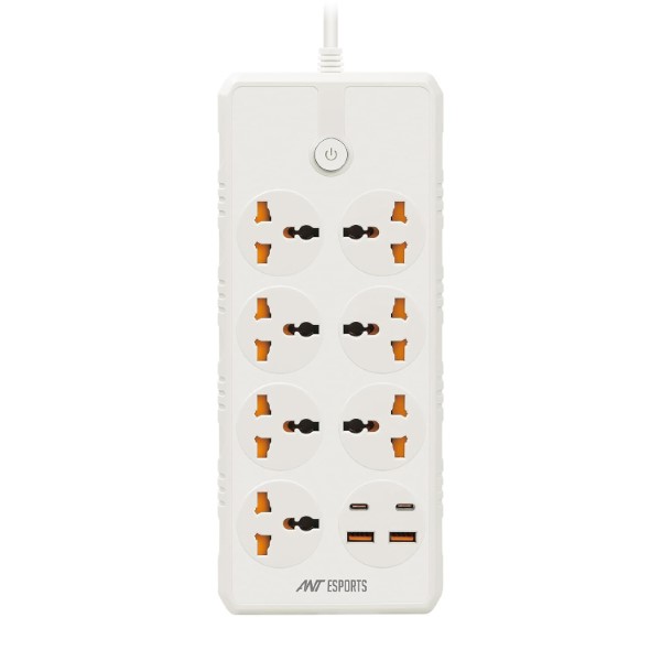 Ant Esports PS722 Power Strip with USB Ports
