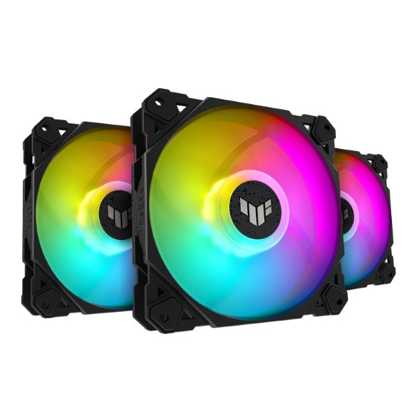 ASUS TUF Gaming TF120 ARGB Fan – Triple Fan Kit with ARGB Controller (Black)