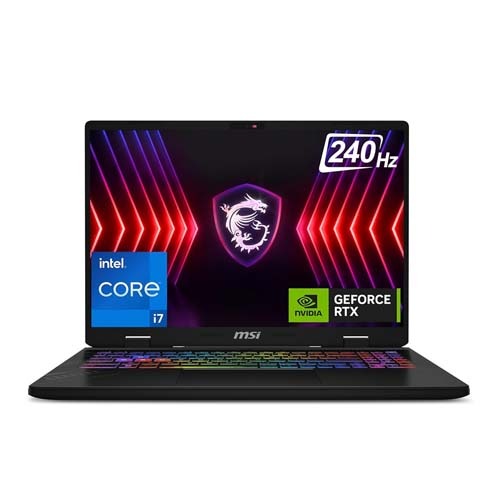 MSI Crosshair 16 HX D14VGKG 16 Inch i7-14700HX DDR5 RAM 32GB (16*2) 1TB NVMe PCIe SSD Gen4x4 RTX4070 GDDR6 8GB Gaming Laptop