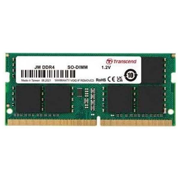 Transcend 8GB (1 X 8GB) DDR4 3200MHz SO-DIMM 1Rx8 1Gx8 CL22 1.2V Laptop RAM